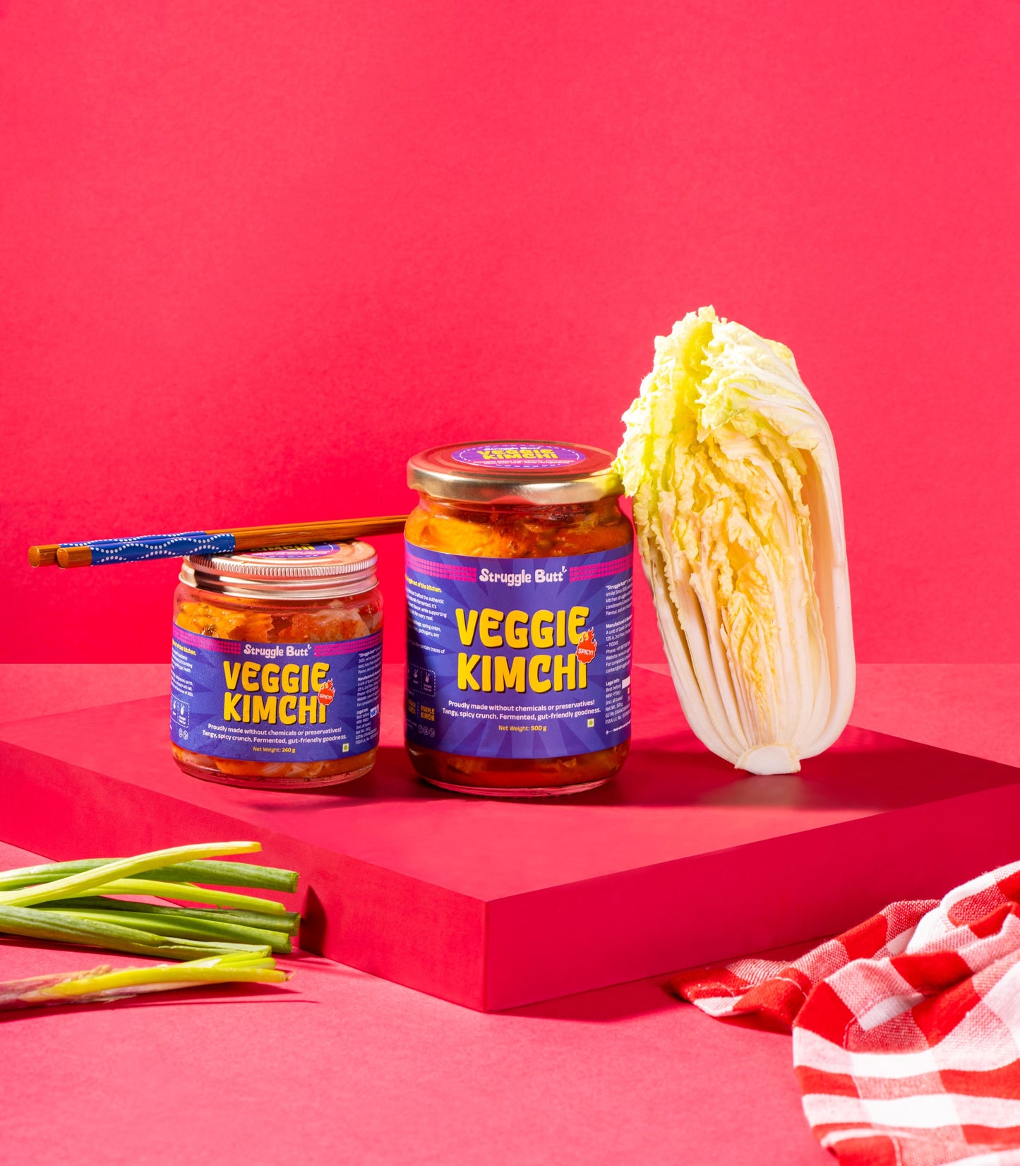 Veggie Kimchi - 100% Vegetarian Cabbage Kimchi